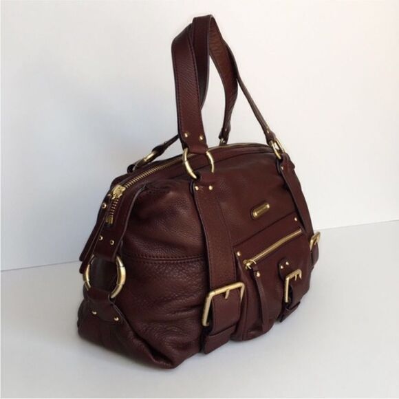 Michael Kors Burgundy Brown Satchel - Picture 3 of 9